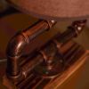 Whisper Steampunk Handmade Vintage Adjustable Pipe Lamp