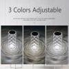 3 Colors Touch/Remote Diamond Rose Lamp Crystal Table Lamp Romantic Christmas USB LED Night Light Projector Atmosphere Light