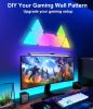 10-Pack Touch Sensitive Modular Triangle Wall Lights with Remote Intelligent triangular Quantum Lamp RGB Color App Control Music Sync