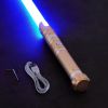 Lightsaber 12 RGB Colors 41" Mute Sound Rechargeable Dueling Light Saber