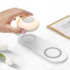 Ambient Night Light Lantern table lamp with Wireless Charging Dot Samrtphone Charger