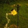 Outdoor Solar Hanging Lanterns, Waterproof Watering Can with Blink Color Lights for Lawn,Patio,Garden Decor - Perfect Yard,Pathway Decorations