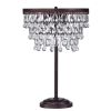 Mageau Antique Copper 3-light Table Lamp