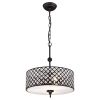 Mahav Antique Copper 3-light Chandelier