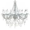 Chandelier White 32"x30"