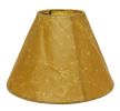 Empire Softback Lampshade with Washer Fitter, Brown Color Lampshade for Table Lamps, 4" Top x 12" Bottom x 6.25" Height