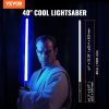 Lightsaber 12 RGB Colors 16 Sounds Rechargeable 40" Dueling Light Saber