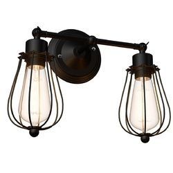 Wire Caged Vintage Industrial Retro Edison Wall Lamp
