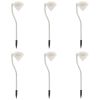 Solar LED Garden Lights 6 pcs 3.5"x3.1"x11.6"