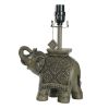 Elephant Table Lamp;  Gray