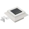 Outdoor Solar Lamps 12 pcs LED Square 4.7" White
