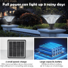 W1340P181973  LED solar street lamp, remote shake control solar lamp outdoor / garden / courtyard solar induction wall lamp