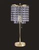 19"H GOLD CRYSTAL INSPIRED PULL TABLE LAMP (1PC/CTN) (0.43/4.22)