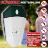 1pc Pest Mice Roach Cockroach Bed Bug Control Repeller Kill Mosquito+ Killer Insect +lighting ABS Plastic Ultrasonic Rodent Indoor