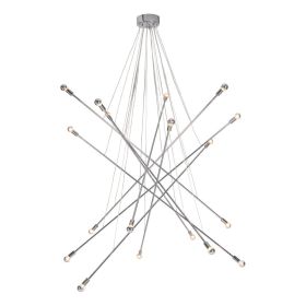 Intersected Ceiling Lamp Chrome