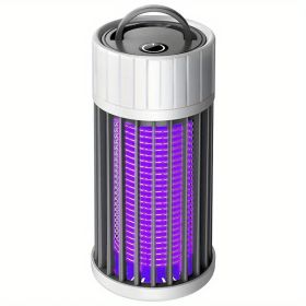 1pc Rechargeable Trend Pest Control Mosquitos Killing Machine Shock Mute Mosquito Killer Lamp Bedroom Mosquito Remover (Items: Direct Plug, Color: Gray)
