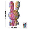 2023 Newest LED Night Light 16Color Rainbow Rabbit Night Light Touch Sensor Room Decor Cute Gift for Kids Children Table Lamp
