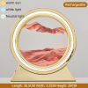 3D Hourglass LED Lamp 360Â° Moving Sand Art Table Lamp Sandscapes Quicksand Night Light Living Room Accessories Home Decor Gifts