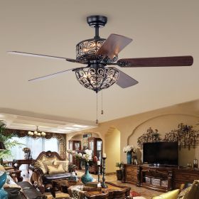 Tisaphon Dual Lamp Crystal Lighted Chandelier (SKU: CFL-8423MB)