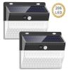 Lumina 206 LED Cluster Lights With Solar Power And Motion Sensor - 2/pack