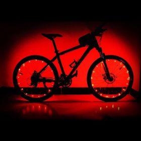 Bike Wheel Light red (Color: Red)