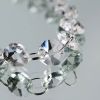 Crystal Octagon Prism Bead String 16mm - 2 Holes Clear Crystal Octagon Bead Chain for Garland Chandelier Wedding Party Tree Garlands Decoration DIY Je