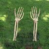Halloween Decorations with 20 LED lights 8 changeable lighting modes waterproof battery-powered timer Skeleton Hand Realistic Halloween skeleton