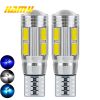 2 PCS T10 W5W 194 LED Bulb For Car LED Signal Light Canbus Free Error 5630 Chips 6500K 12V White Auto Wedge Side Trunk Lamps