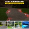 Vevor Driveway Lights, 4-Pack Solar Driveway Lights with Switch Button, Solar Deck Lights Waterproof