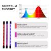 Top LED Grow Light,6000K Full Spectrum Clip Plant Growing Lamp with White Red LEDs for Indoor Plants,5-Level Dimmable,Auto On Off Timing 4 8 12Hrs