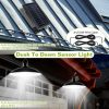 Solar Shed Lights Dual Lighting Heads Dimmable Timing Dusk To Dawn Sensor Hanging Lamp IP65 Waterproof Remote Control