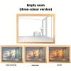 1pc 3D Papercut Night Light, Creative Light Painting Wall Hanging Decoration Table Lamp Trinket Led Small Night Light Birthday Gift