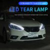 2pcs LED DRL Car Daytime Running Light Flexible Waterproof Strip Auto Headlights White Turn Signal Yellow Brake Flow Lights 12V